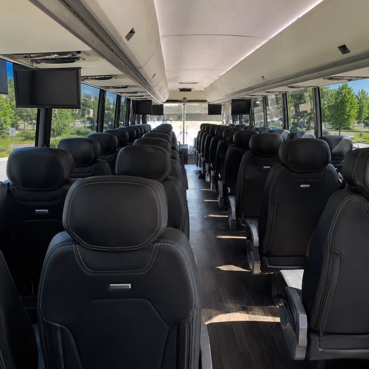 Charter Bus Interior