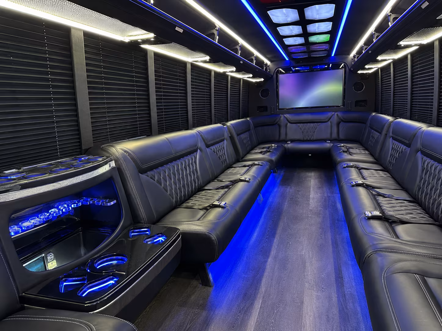 Inglewood Concert & Music Festival Transportation party bus exterior