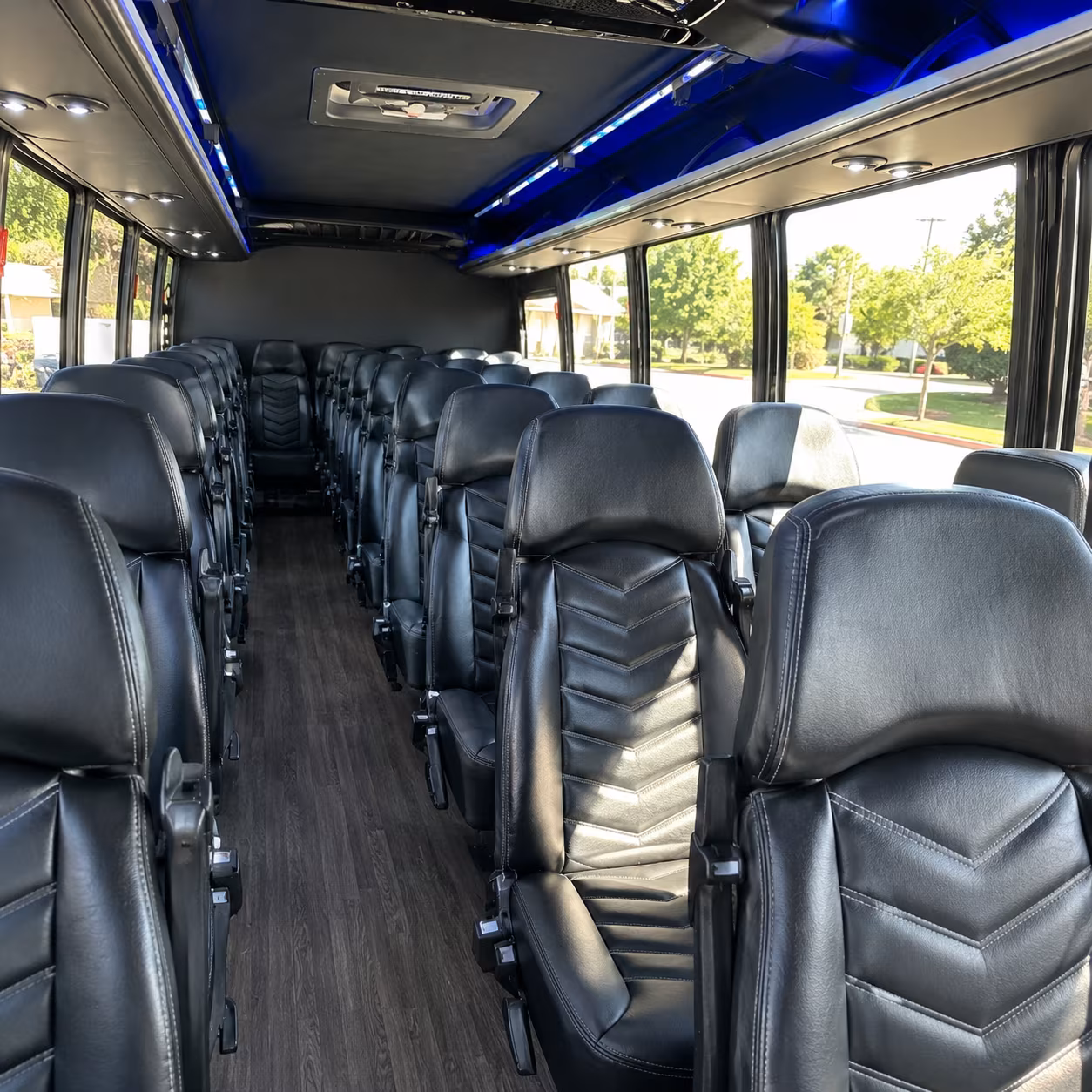 Inglewood Corporate Transportation party bus exterior