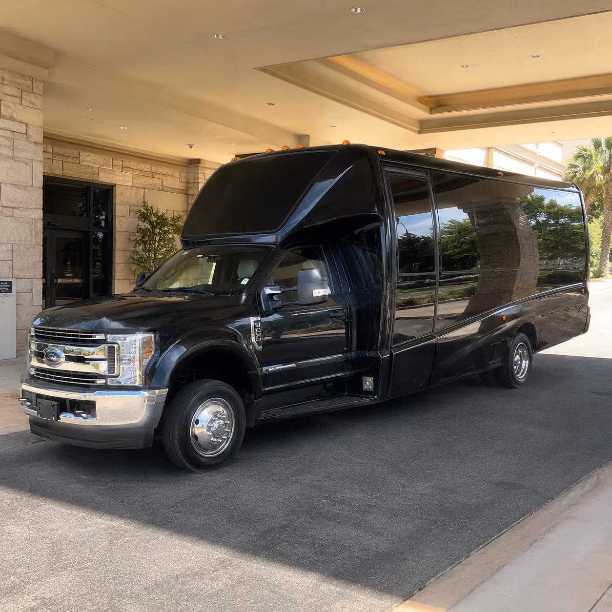 Inglewood Private Event Transportation party bus exterior