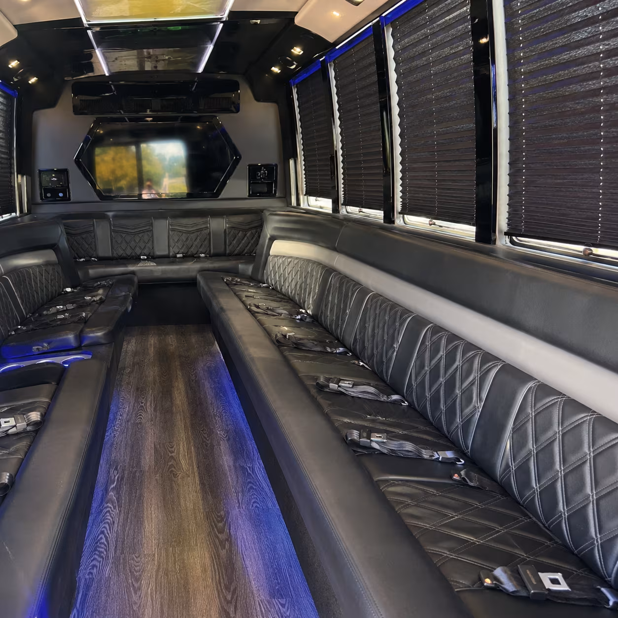 Inglewood Prom & Homecoming Transportation party bus exterior