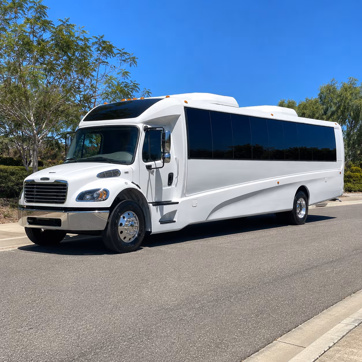 Inglewood School Event Transportation party bus exterior