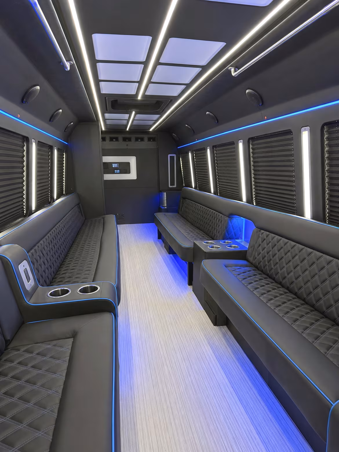 Inglewood Sporting Event Transportation party bus interior