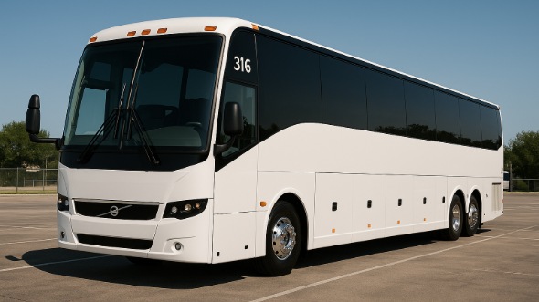 Exterior of Charter Bus Company Inglewood's 45 Passenger Charter Bus in Inglewood